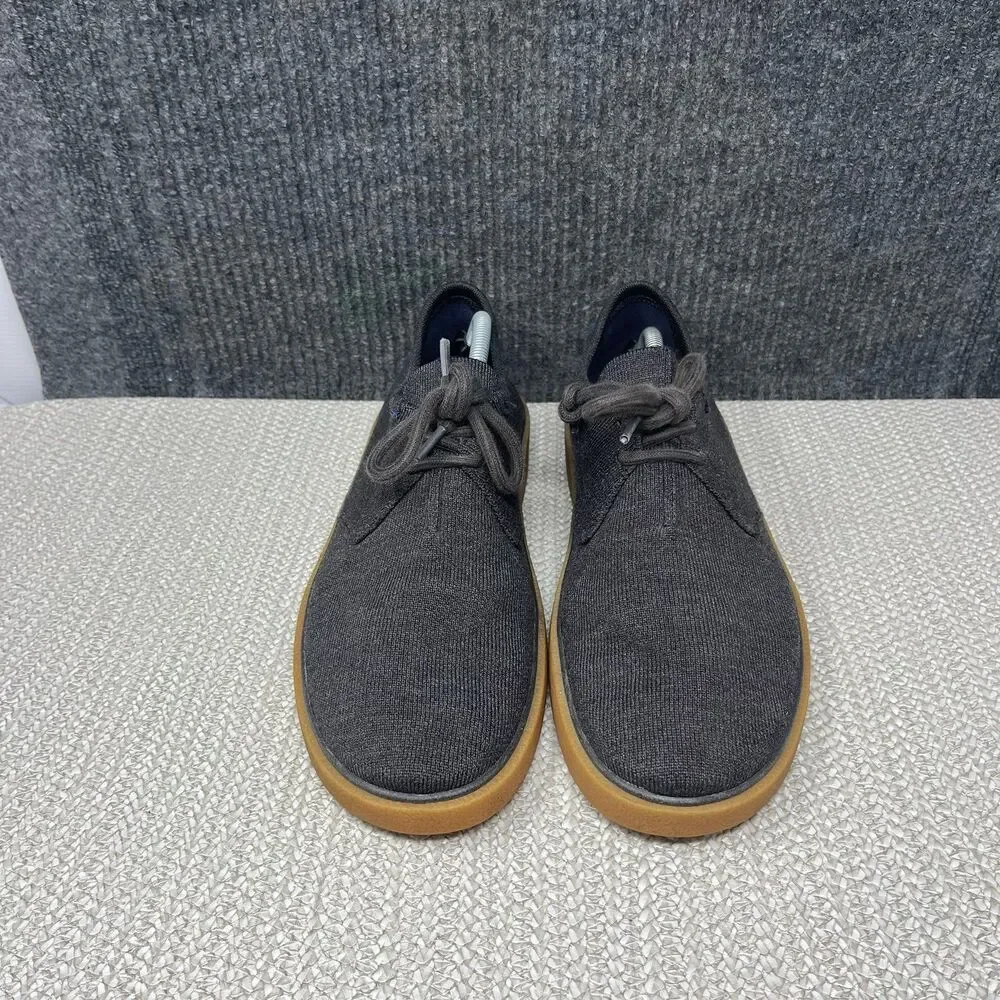 Rothy’s The Monty Sneaker Knit Lace Up Grey Merino Wool Mens Size 11